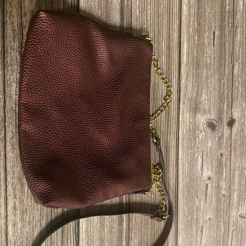 A New Day Metallic Crossbody Purse with gold Chain